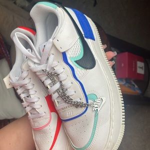Nike Air Force women’s multicolor with chain